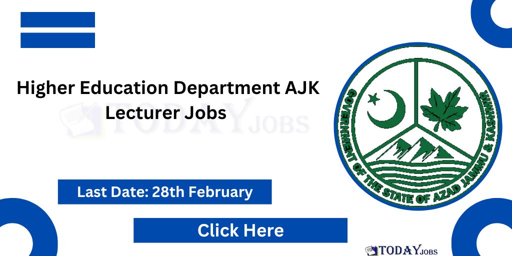 AJK Lectuer Jobs 2024 Registration Online @ www.hed.ajk.gov.pk