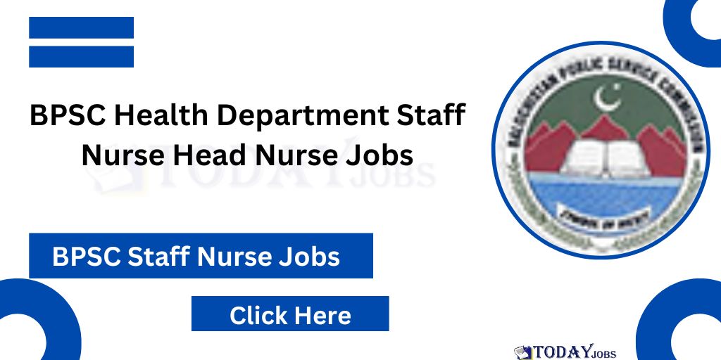 BPSC Health Department Staff Nurse Jobs 2024