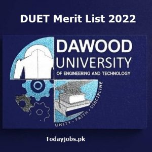 DUET Merit List 2023