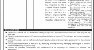 Pakistan Engineering Council PEC Jobs 2023 Apply Online
