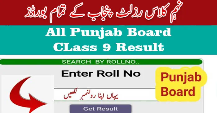 9th Class Result 2024 Check Online for All Punjab Boards