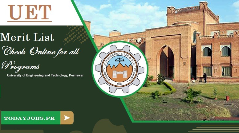 UET Peshawar Merit List 2023