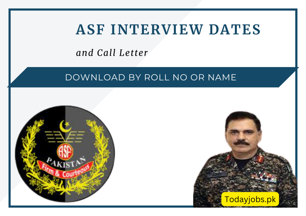 ASF Interview Schedule 2024