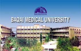 Baqai Medical University Karachi Merit List