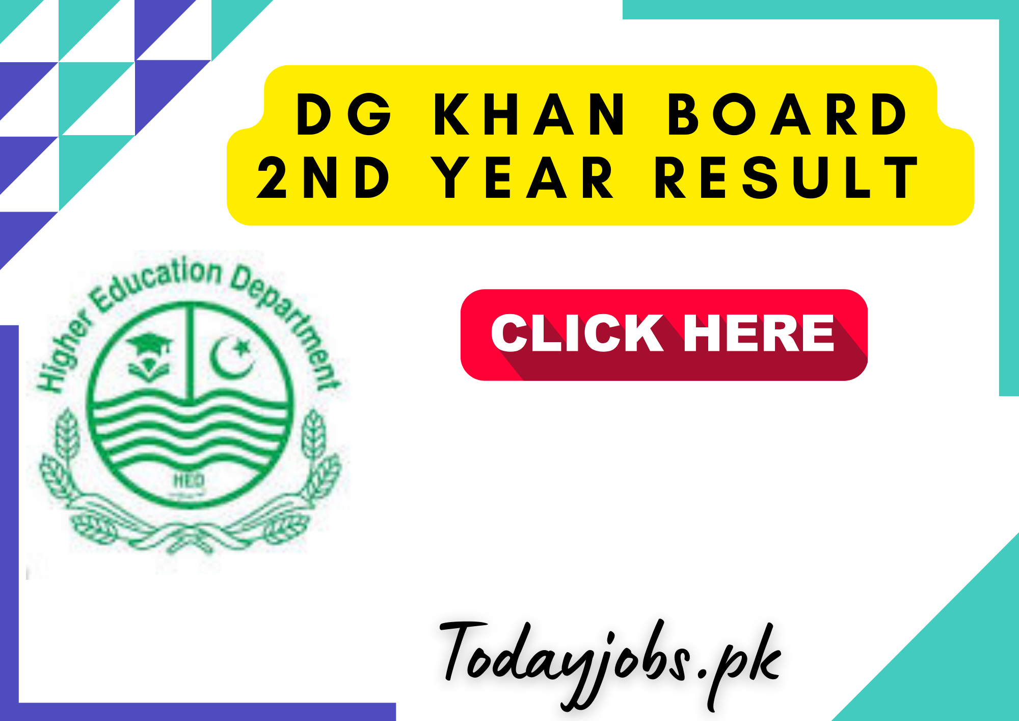 DG Khan Board 2nd Year Result 2024 Download By Roll No