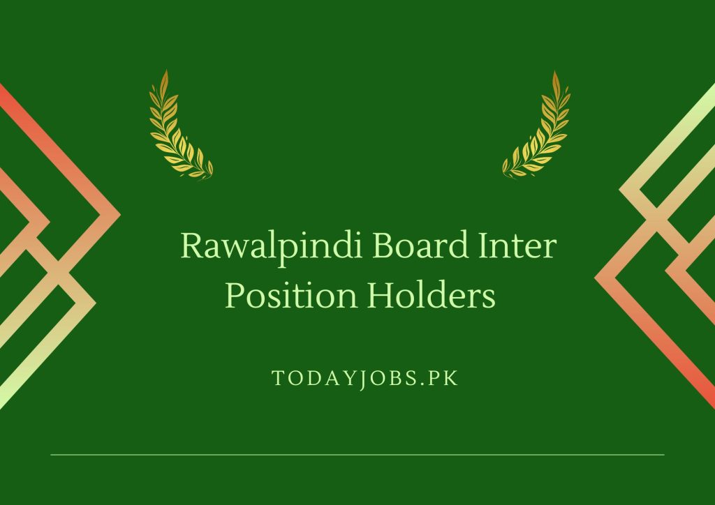 Rawalpindi Board Inter Position Holders 2023