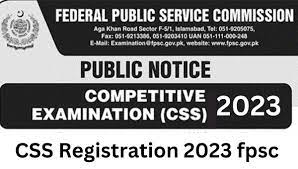 FPSC Public Notification for Written CSS Exam 2023