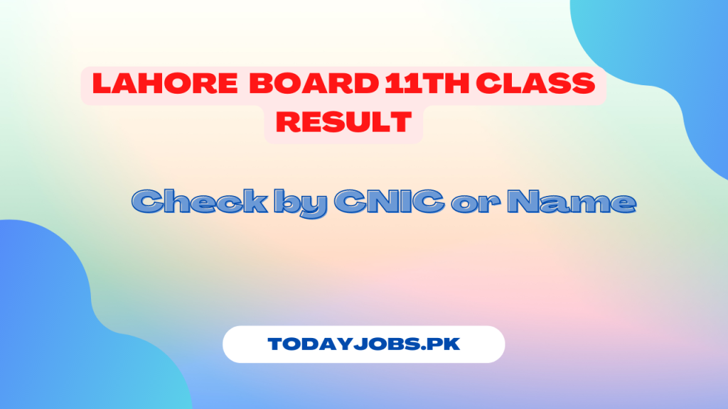 BISE Lahore Board 11th Class Result 2024 Check by Roll No 