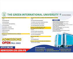 Green International University Lahore Admission 