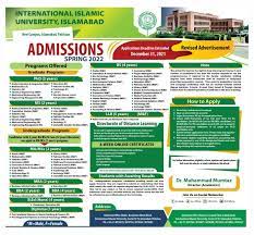 International Islamic University Islamabad Admissio