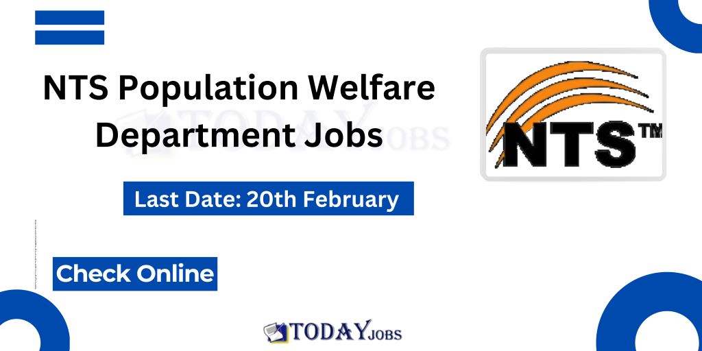 NTS Population Welfare Department Punjab Jobs 2024 Apply Online