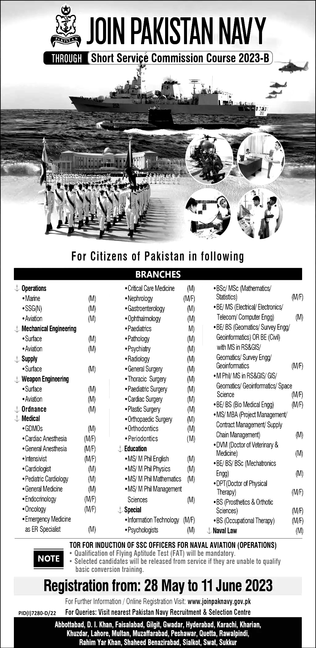 Pak Navy PN Cadet Jobs 2023 Online Registration | Permanent