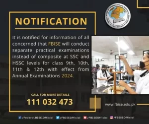 FBISE Latest about Practical Exams 2023