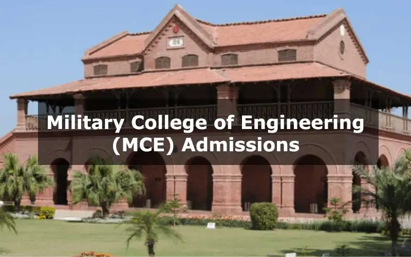 Military College of Engineering Risalpur Admission