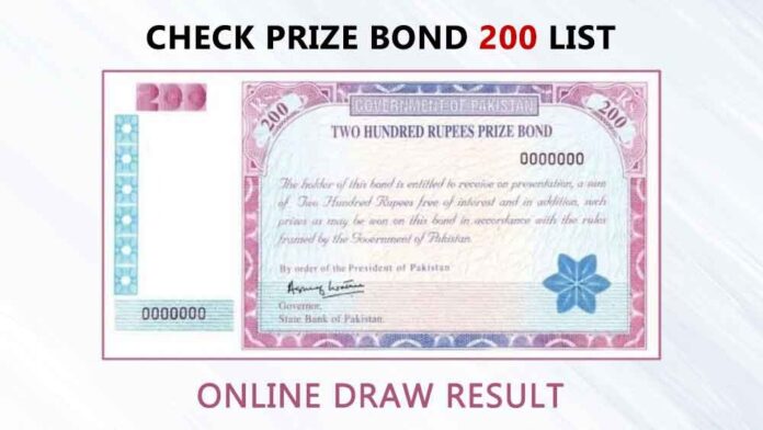 200 Prize Bond 93 Draw Result 2024 Faisalabad 15 March 2024