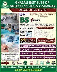 Ghazali Institute Of Medical Sciences Peshawar Admissions