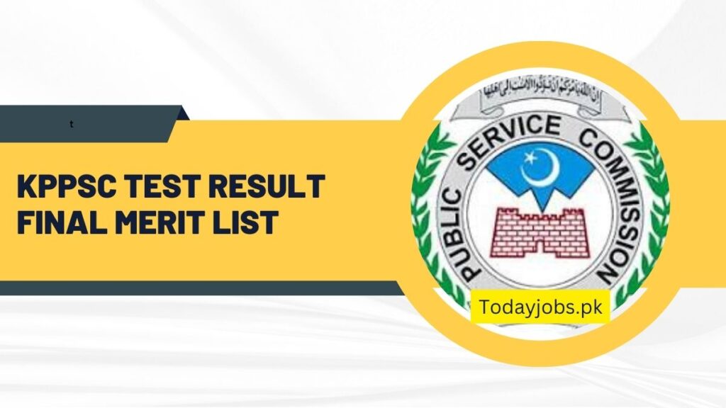 KPPSC Test Result 2024 Merit List Download Online