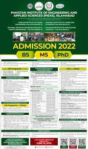 Pakistan Institute Of Engineering & Applied Sciences admission