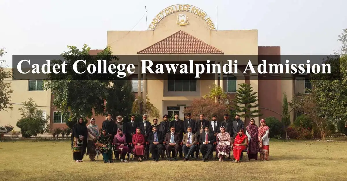 Cadet College Rawalpindi Admission 2024