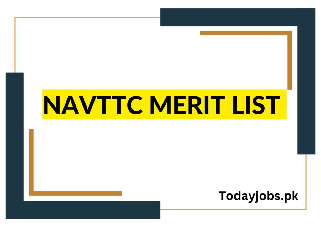 NAVTTC Merit List 2023