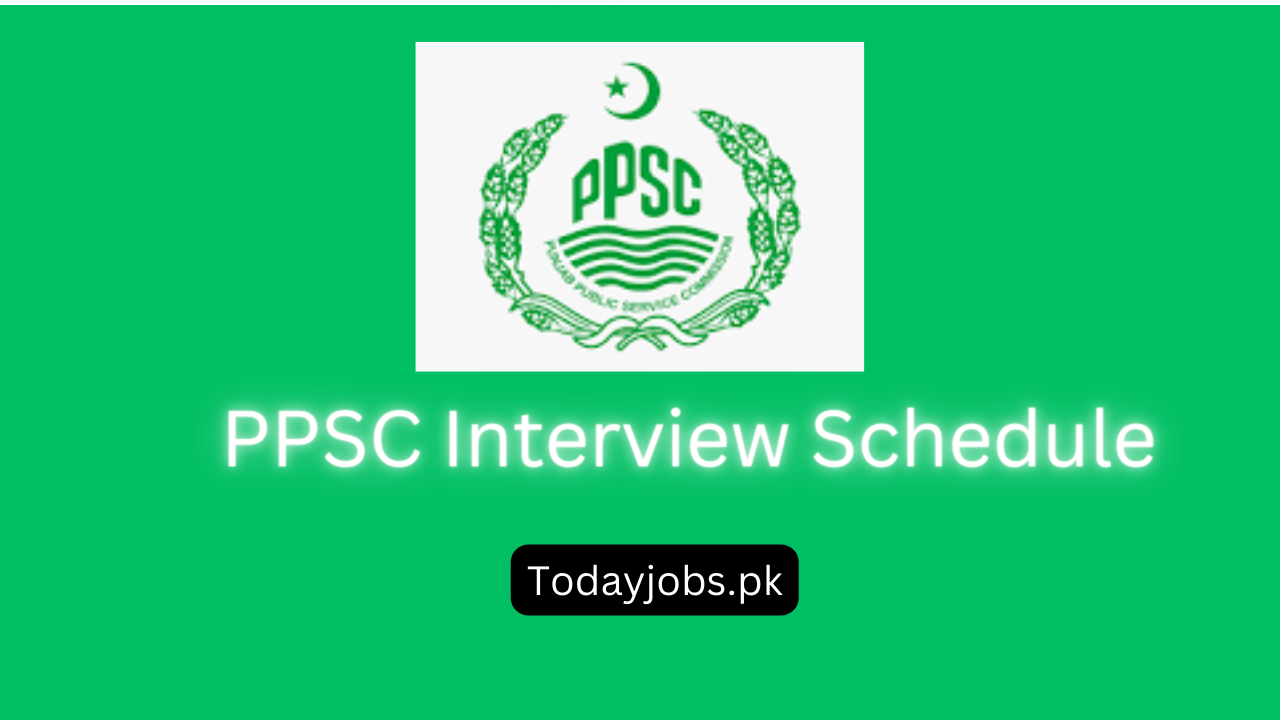 PPSC Interview Schedule 