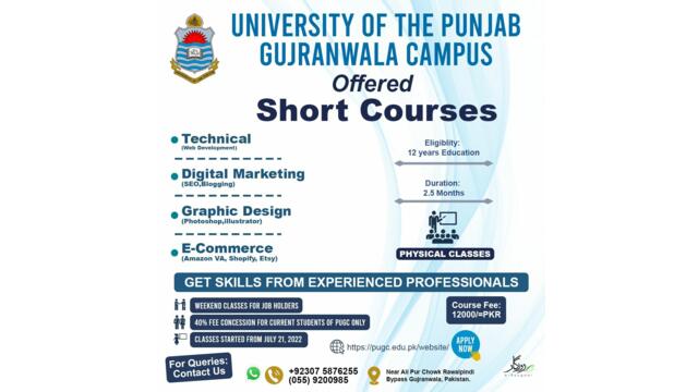 PUGC Digital Marketing Short Course Registration 