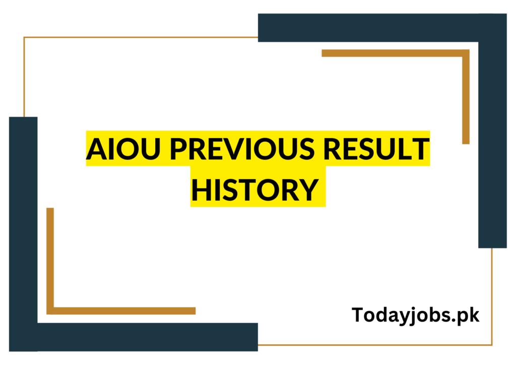 AIOU Previous Result History 