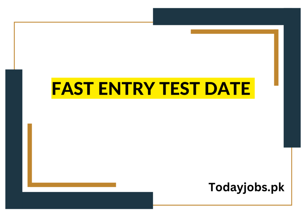 Fast Entry Test Date 2023 Schedule Check Online