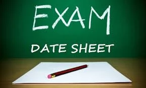 New Datesheet for 9th class postponed papers