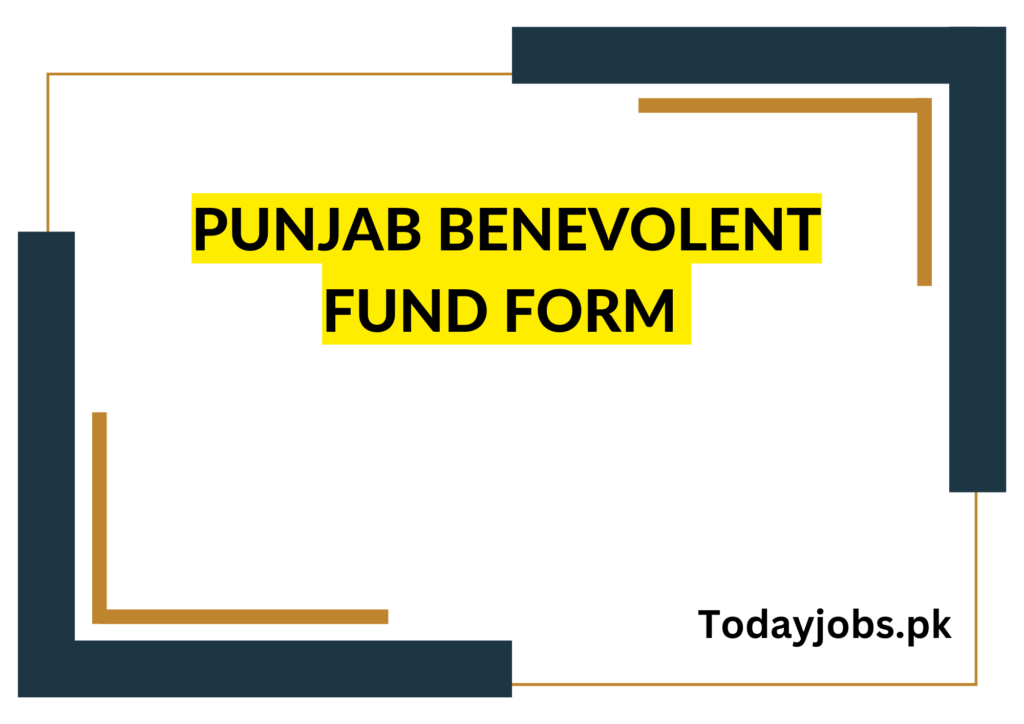 Punjab Benevolent Fund Form 2023 Download Online