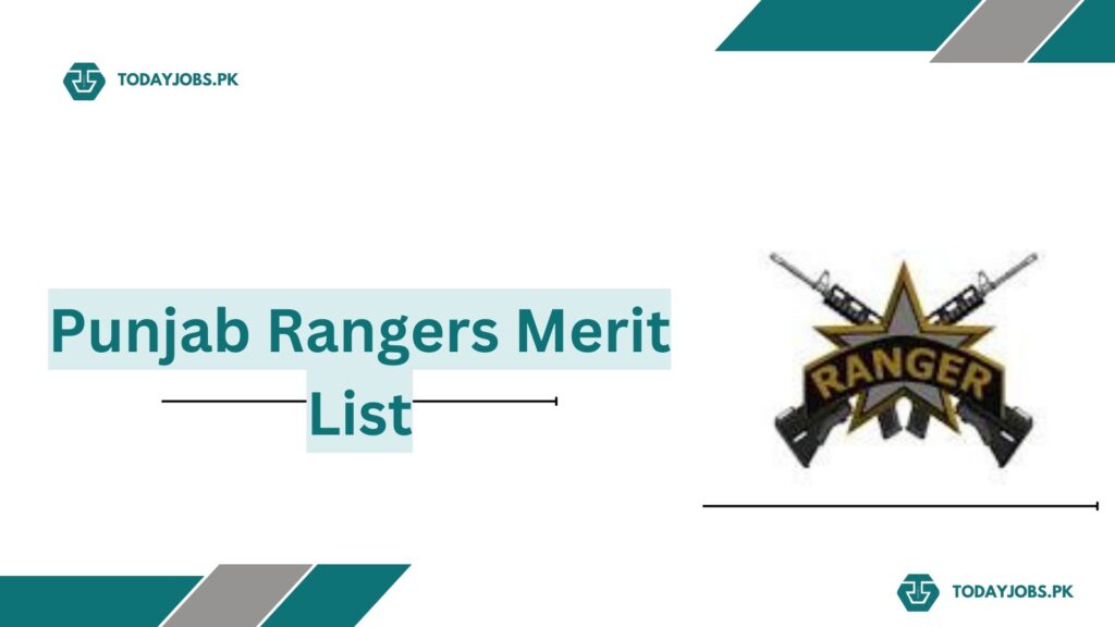 Punjab Rangers Merit List 2024 Download PDF