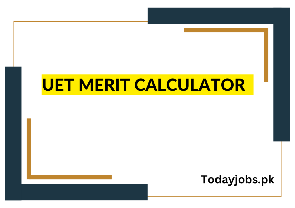 UET Merit Calculator  
