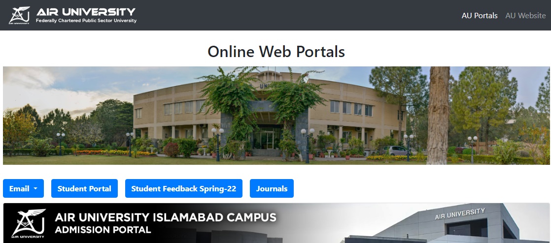 Air University Student Portal Result 2023 Check Online