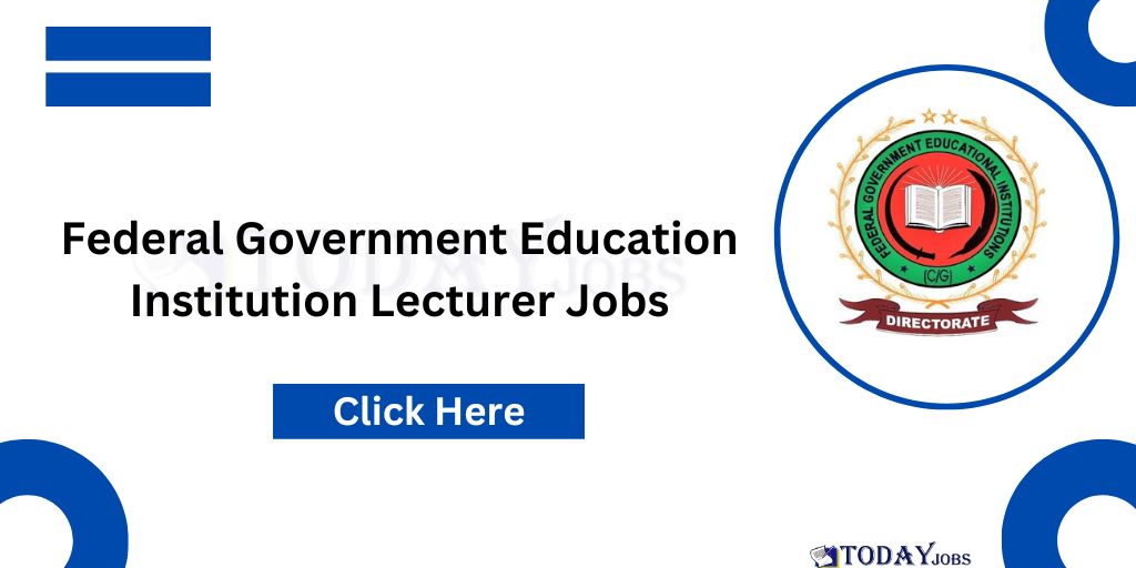 Federal Government Education Institution Lecturer Jobs