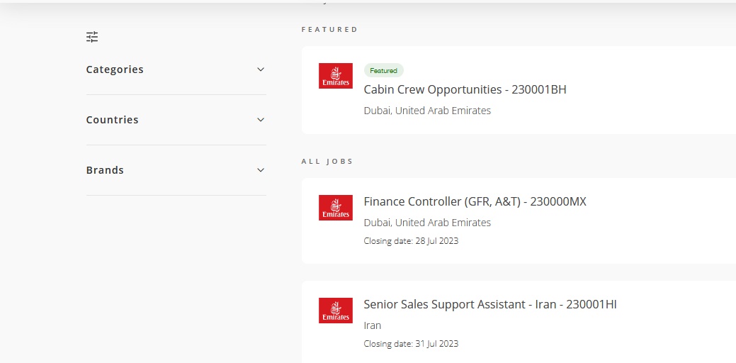 Emirates Airlines Jobs 2023 Apply Online for Cabin Crew