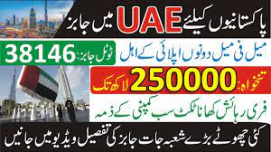 Dubai Job Free Visa for Pakistani 2023