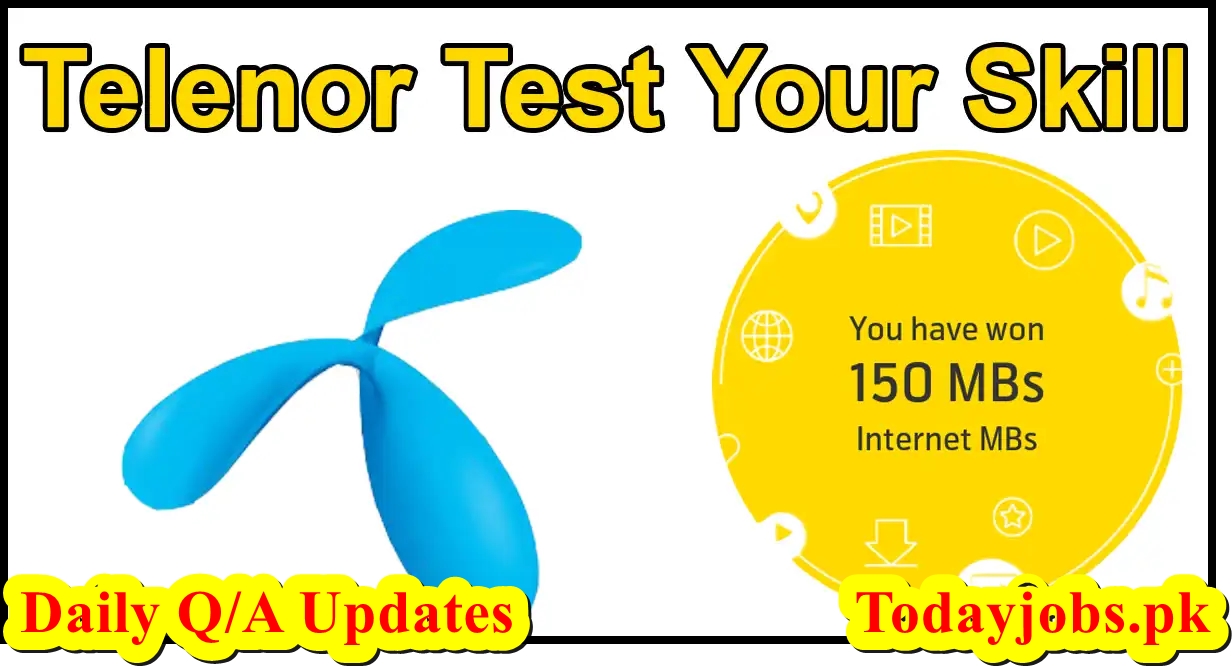 Today 23 July Telenor Answer | Telenor Quiz Today