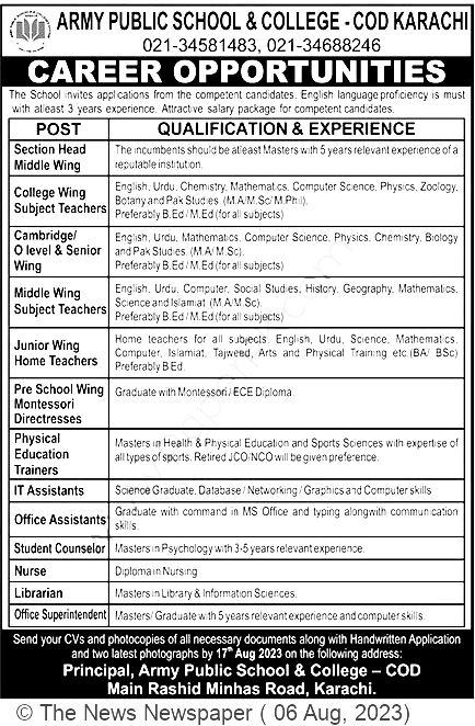 Teaching Jobs in Karachi 2023 Apply Online [ Daily Updated ]