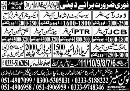 Jobs in Dubai for Pakistani 2023