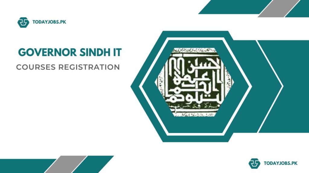 Governor Sindh It Courses Registration 2024 Apply Online