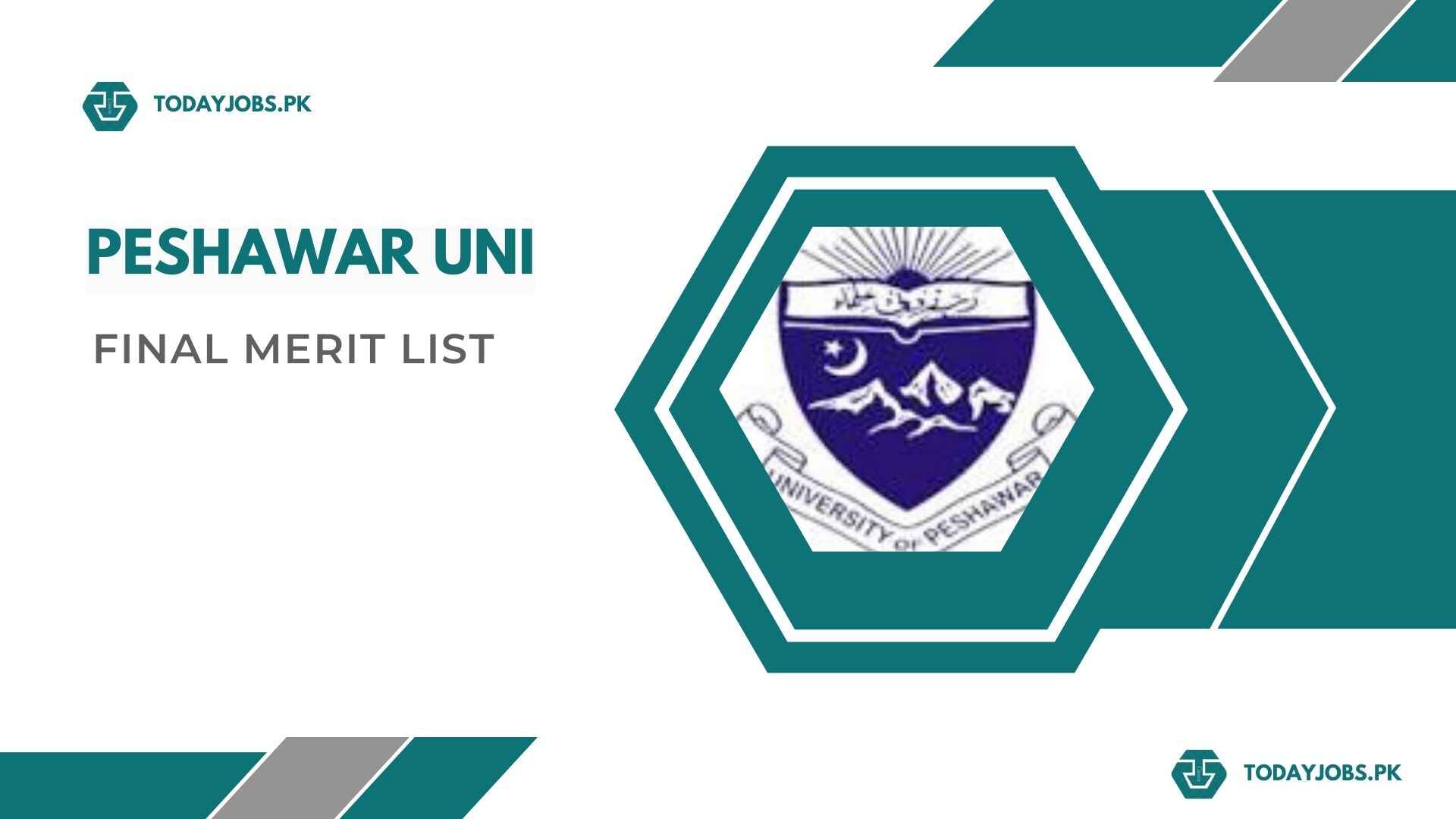 University of Peshawar Merit List 2024 Spring and Fall