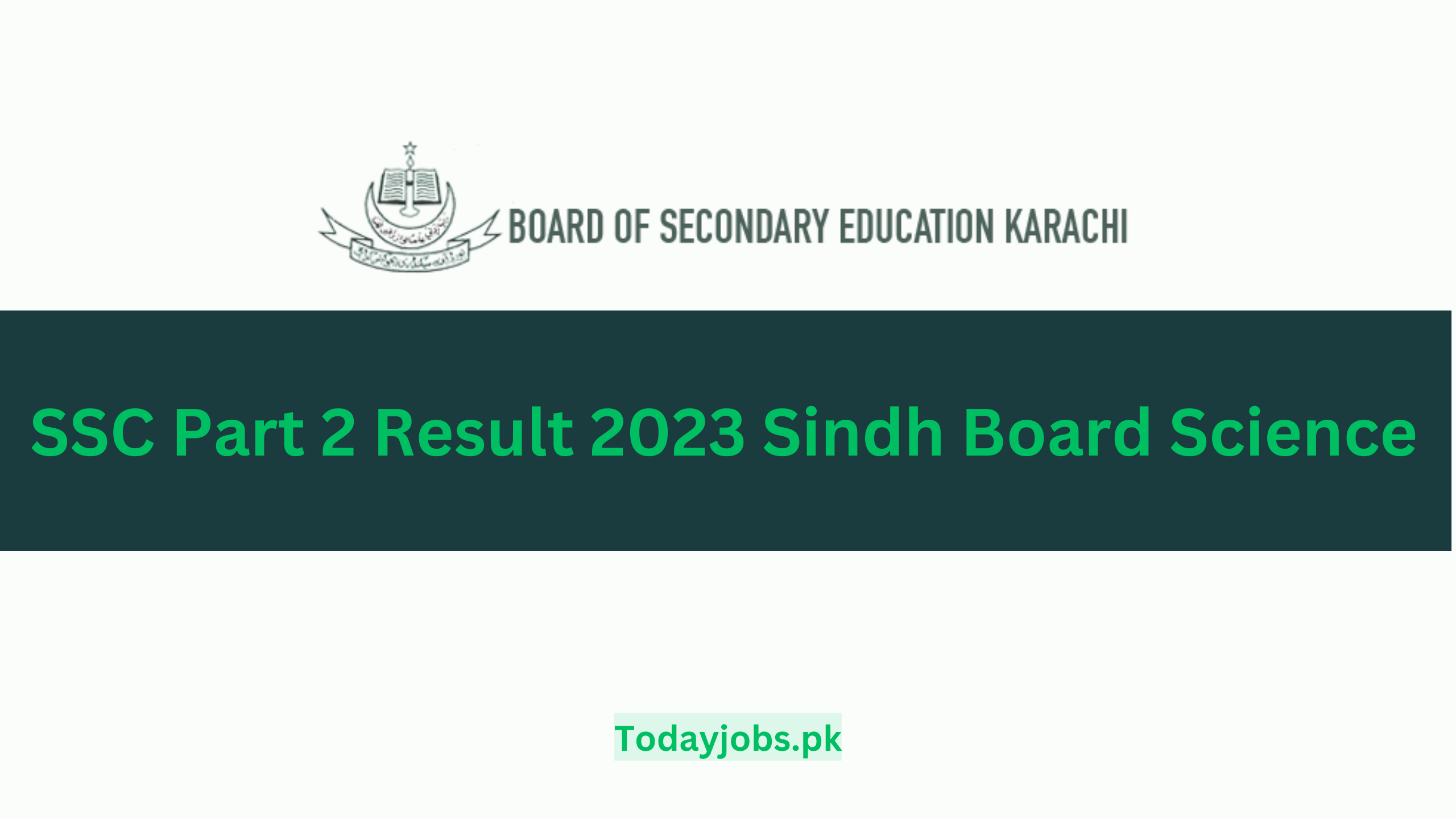 SSC Part 2 Result 2023 Sindh Board Science by Roll No and Name