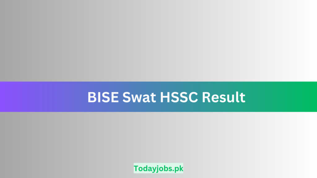 BISE Swat HSSC Result 2023 by Roll Number and Name