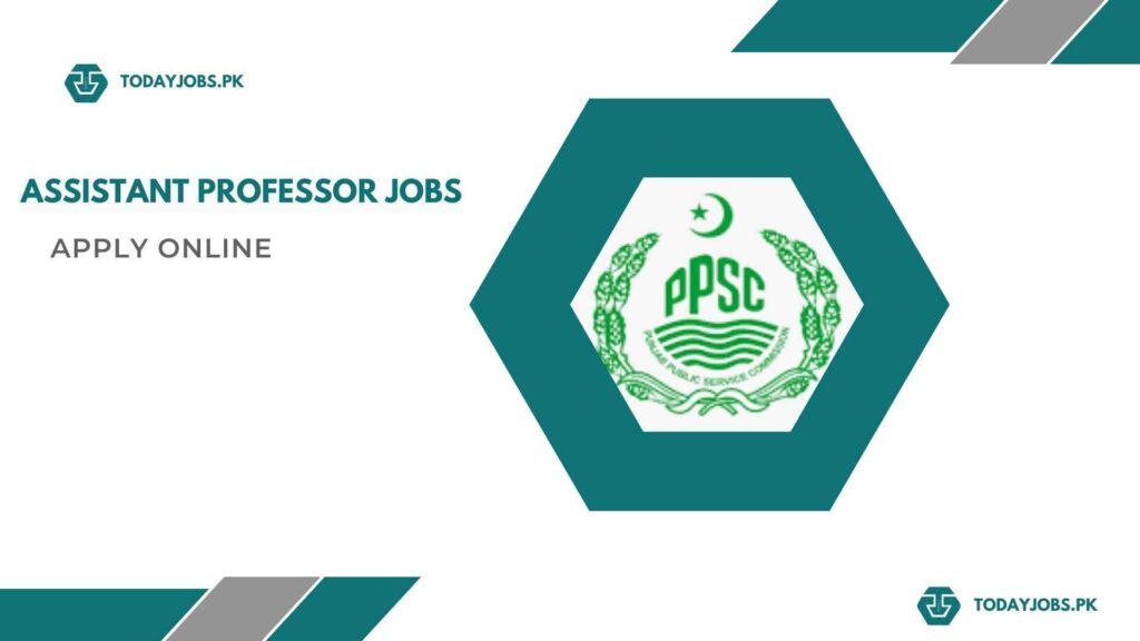 Assistant Professor PPSC New Jobs 2023 Online Application Form
