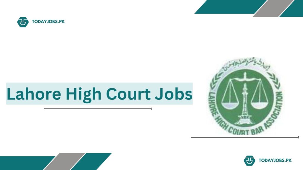 Lahore High Court Jobs 2024 Online Application Form