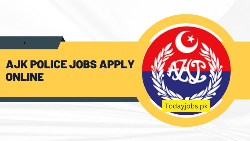 AJK Police Jobs 2024 NTS Application Form Last Date