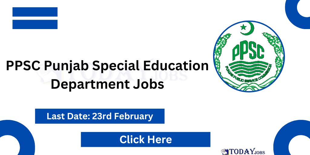 PPSC Punjab Special Education Department Jobs 2024